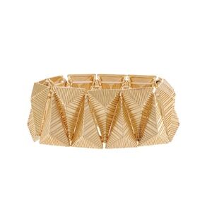 Triangle Pattern Link Metal Bracelet